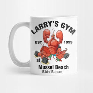 Larry's Gym At Mussel Beach Mug